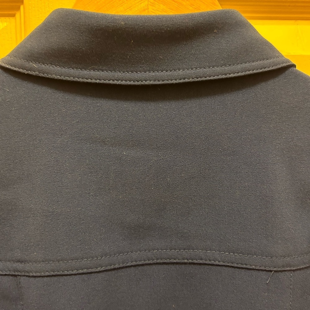 Michael Kors Blue Belted Zippered Dress Sz S - Picture 3 of 14